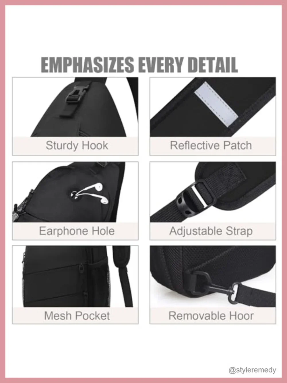 N/A versatile crossbody